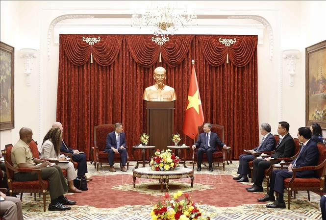 Tổng Bí thư, Chủ tịch nước Tô Lâm tiếp Quyền Bộ trưởng Hải quân Hoa Kỳ