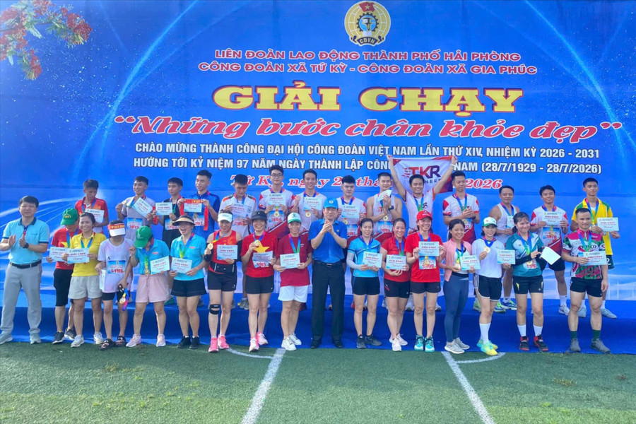 Hơn 5.000 người tham gia giải chạy tập thể ‘Những bước chân khỏe đẹp’