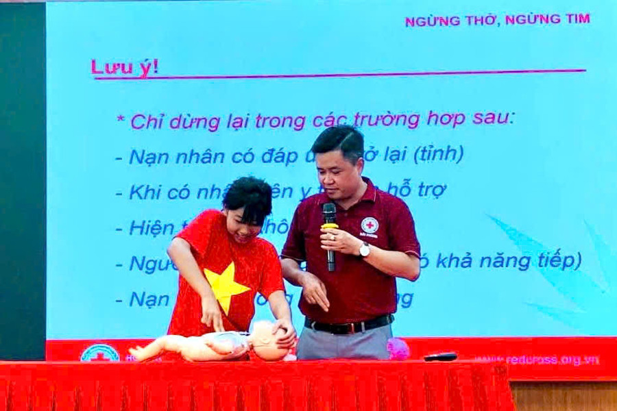Điểm sơ cấp cứu - 'Cánh tay nối dài' cho cấp cứu ngoại viện