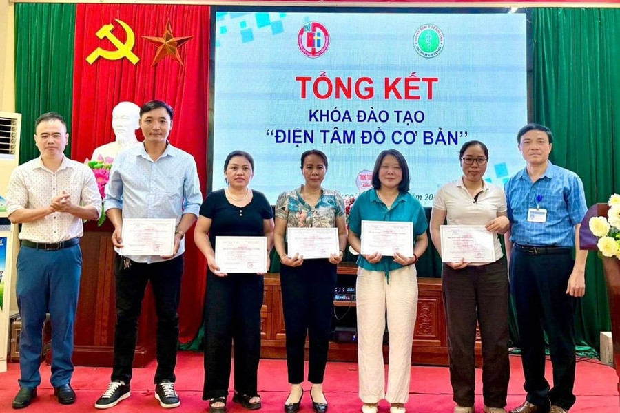 Tăng cường năng lực chẩn đoán bệnh tim mạch tại tuyến cơ sở