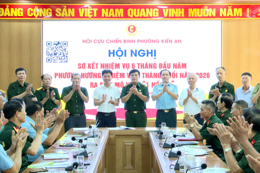 Hội Cựu chiến binh phường Kiến An ra mắt mô hình '1 nối 10'