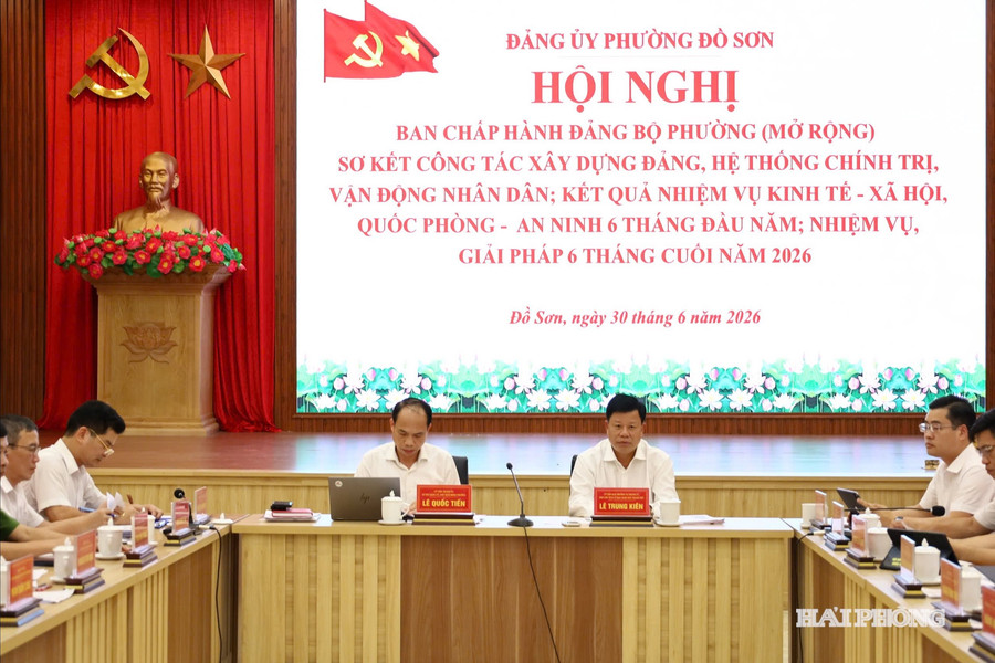 Phường Đồ Sơn thu hút hơn 2,72 triệu lượt khách trong 6 tháng đầu năm