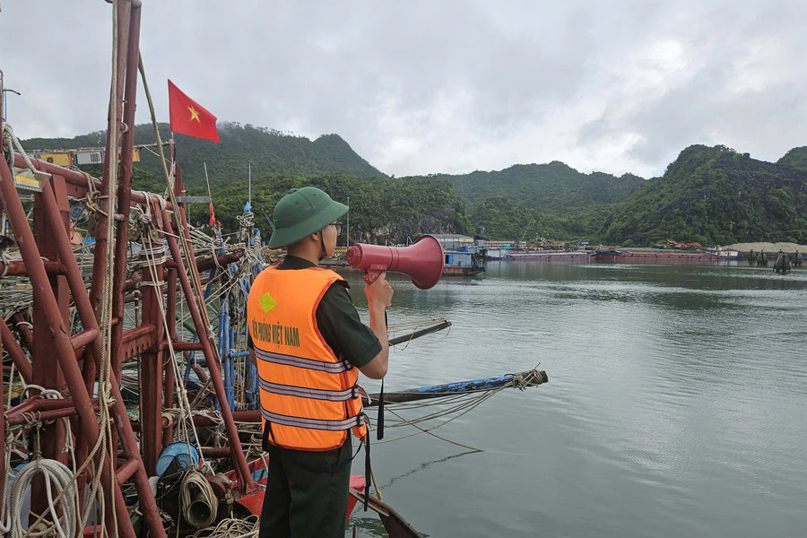 Bộ đội Biên phòng thành phố Hải Phòng triển khai các biện pháp ứng phó bão số 1 (Maysak)
