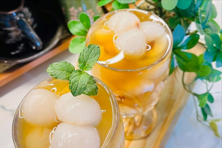 Cách làm trà vải thanh mát giải nhiệt ngày hè