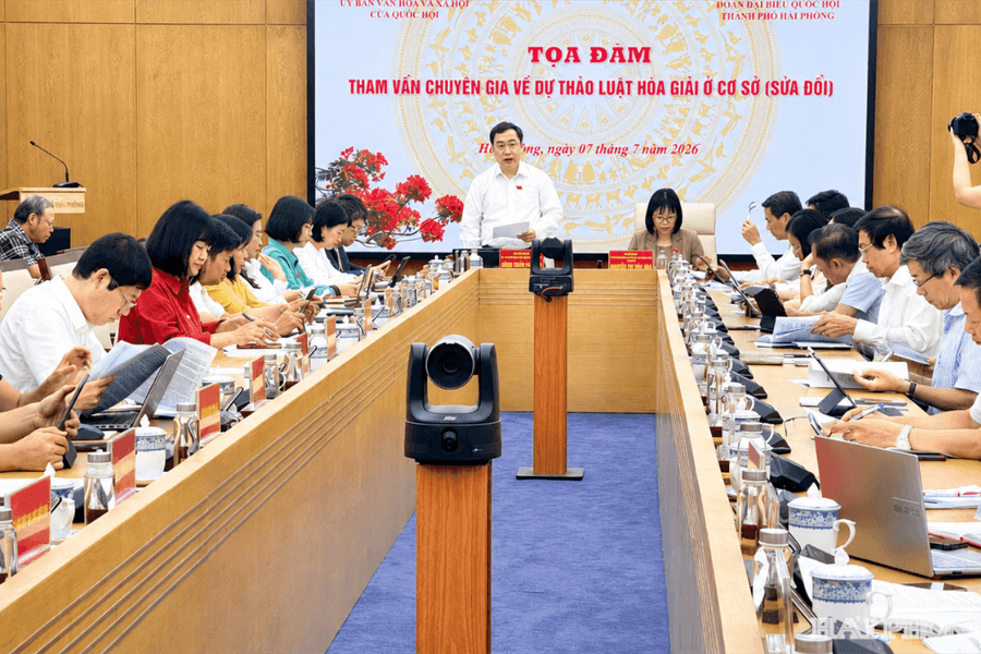 Tọa đàm tham vấn chuyên gia về dự thảo Luật Hòa giải ở cơ sở (sửa đổi)