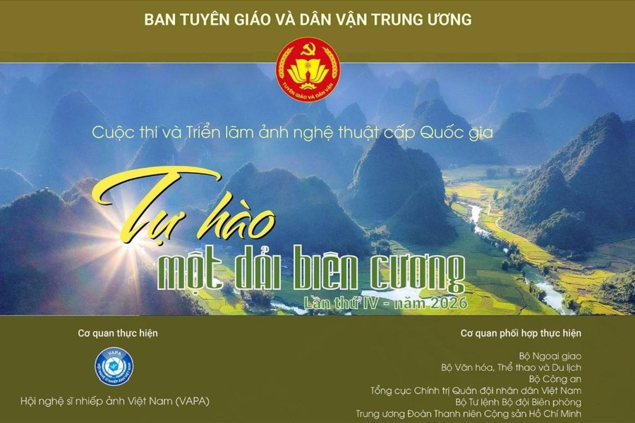 Phát động Cuộc thi và Triển lãm ảnh nghệ thuật 'Tự hào một dải biên cương' lần thứ IV
