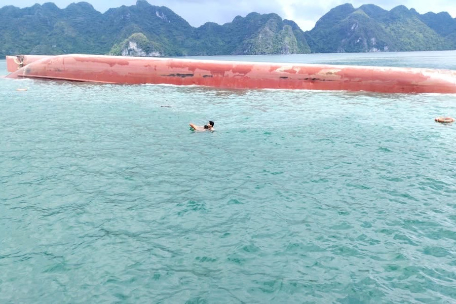Tìm thấy nạn nhân cuối cùng trong vụ lật tàu ở đặc khu Vân Đồn