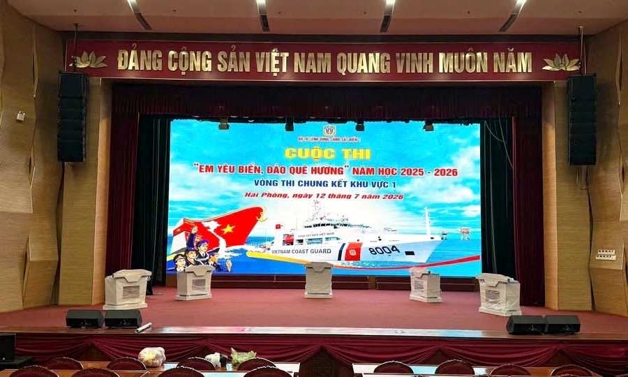 4 đội thi chung kết Cuộc thi 'Em yêu biển, đảo quê hương' khu vực 1