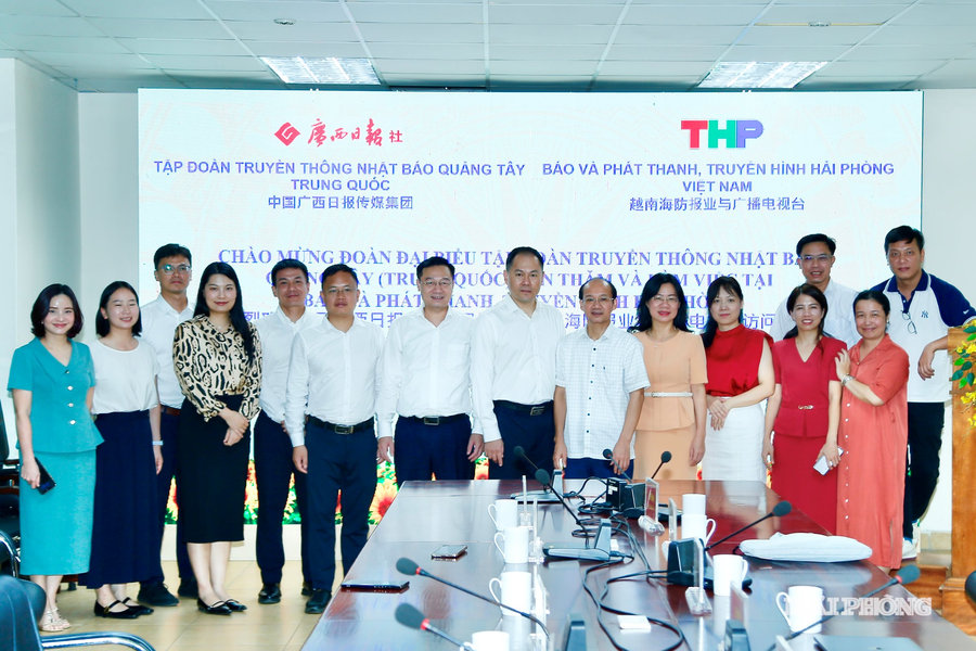 Hợp tác Báo và phát thanh, truyền hình Hải Phòng - Tập đoàn Truyền thông Nhật báo Quảng Tây