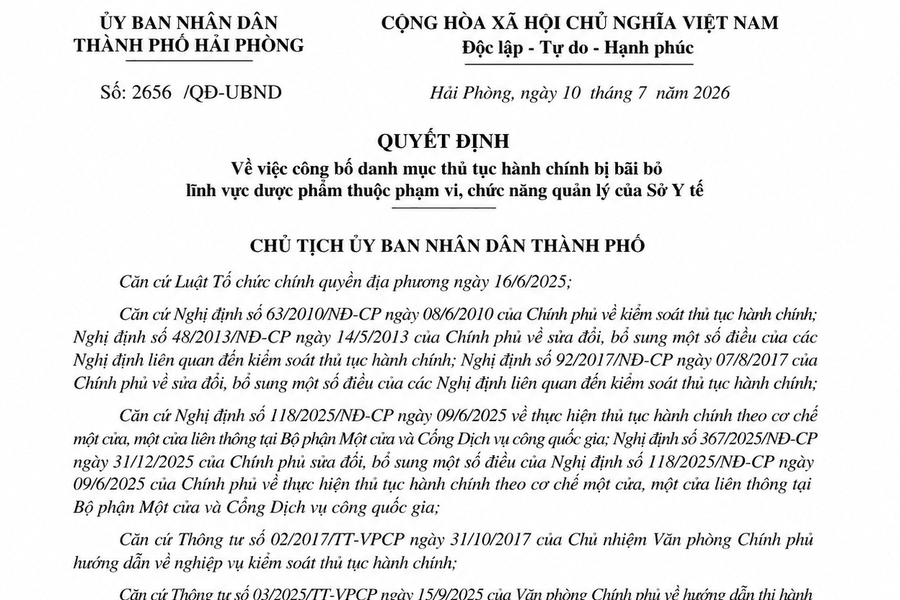 Bãi bỏ thủ tục hành chính về cung cấp thuốc phóng xạ