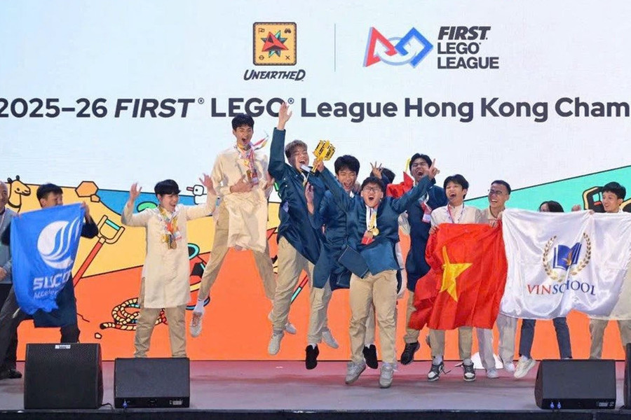 Học sinh Hải Phòng giành ngôi vô địch FIRST LEGO League Hong Kong Championship