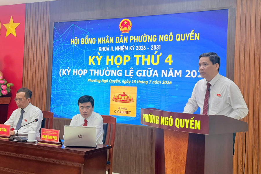 Phường Ngô Quyền bố trí vốn 2 dự án trường học khởi công mới
