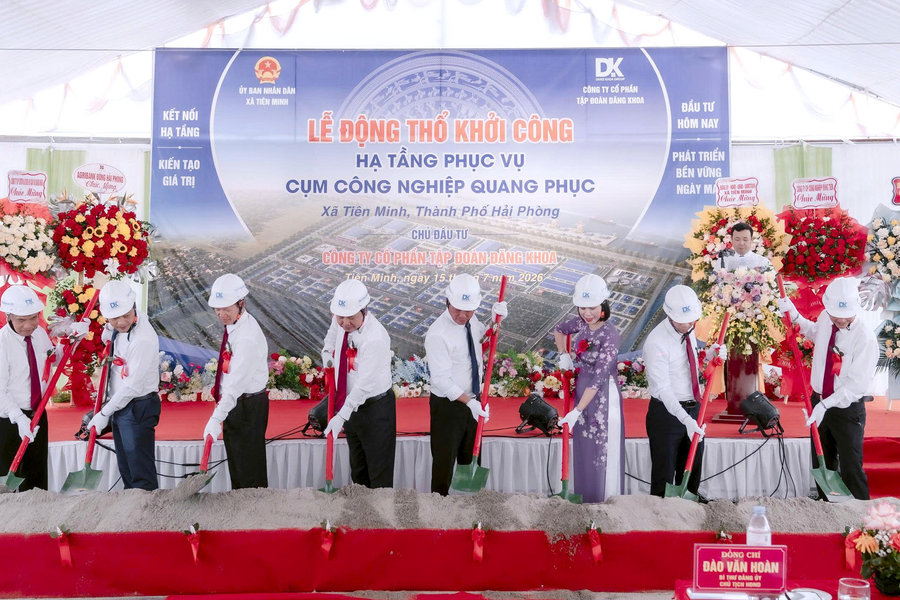 Ground broken on Quang Phuc Industrial Cluster Infrastructure Project