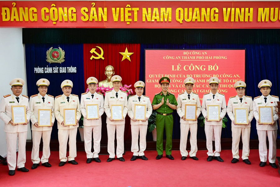11 đơn vị thuộc Phòng Cảnh sát giao thông Hải Phòng sau sắp xếp
