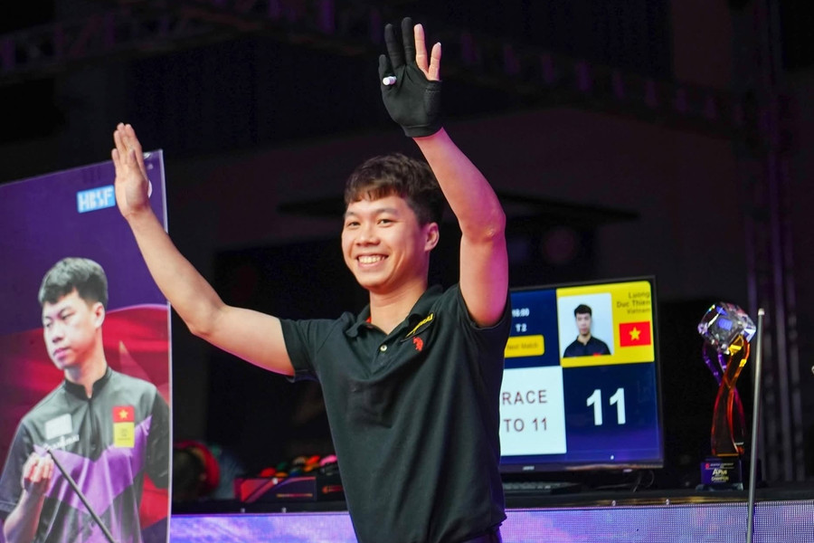 Billiards pool Việt Nam đạt dấu mốc mới tại giải châu Á