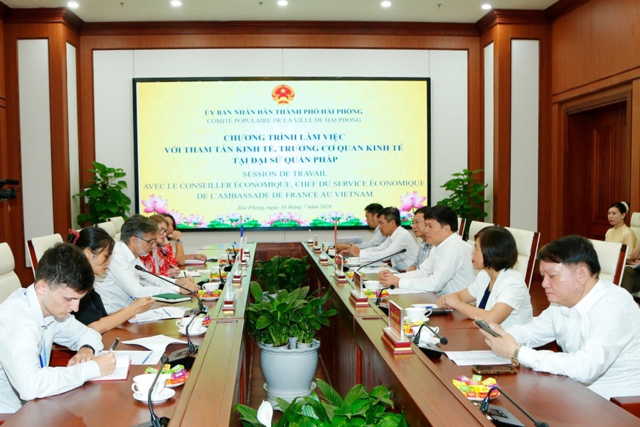 Hai Phong seeks to deepen practical cooperation with French partners