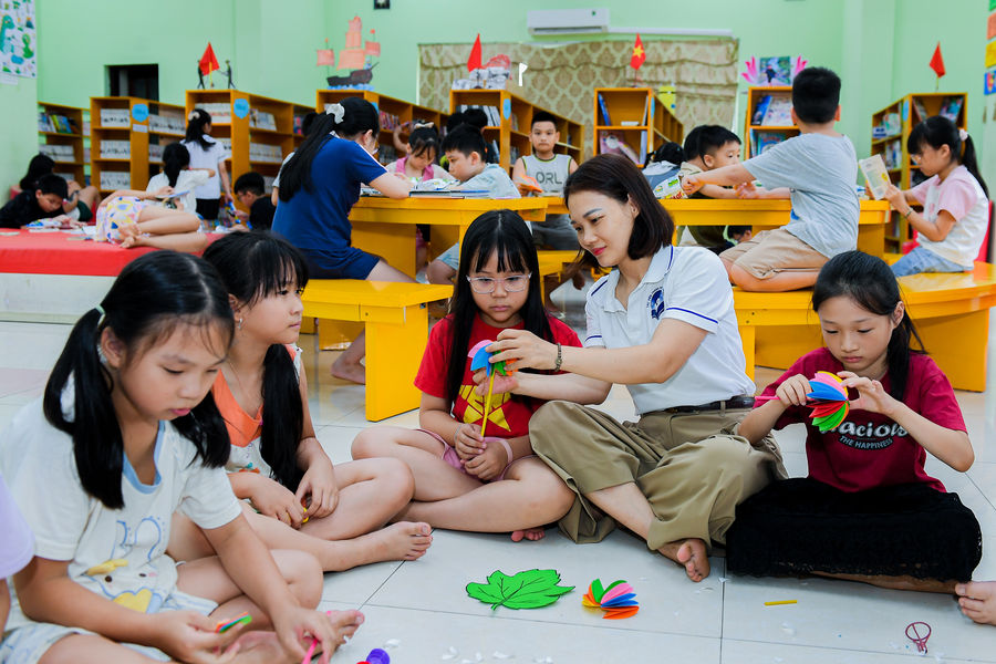 Thiếu nhi Hải Phòng hào hứng trải nghiệm đọc sách và sáng tạo