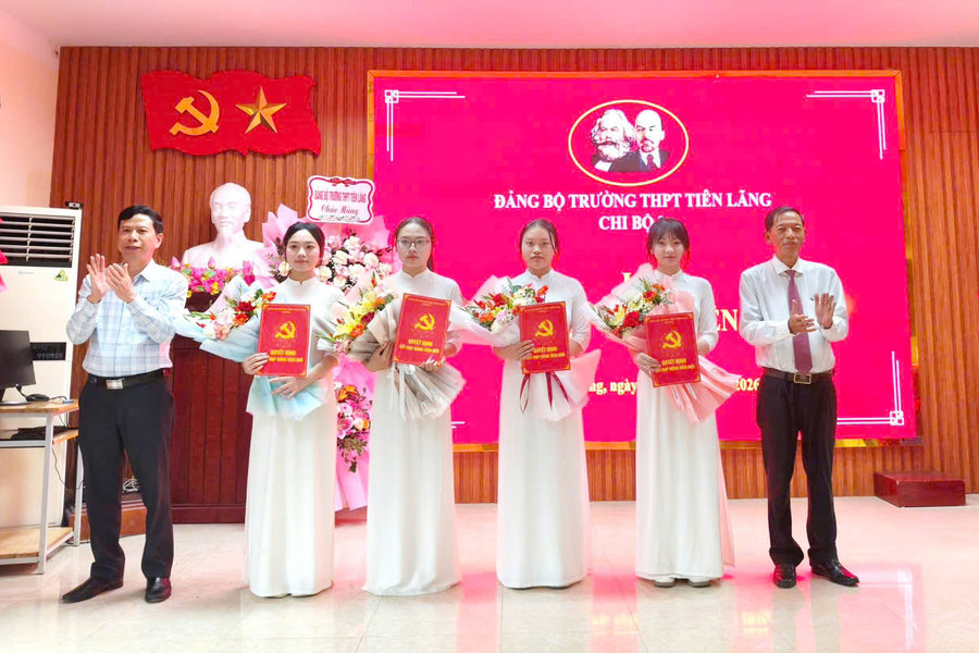 Đột phá phát triển đảng viên mới tại Đảng bộ xã Tiên Lãng