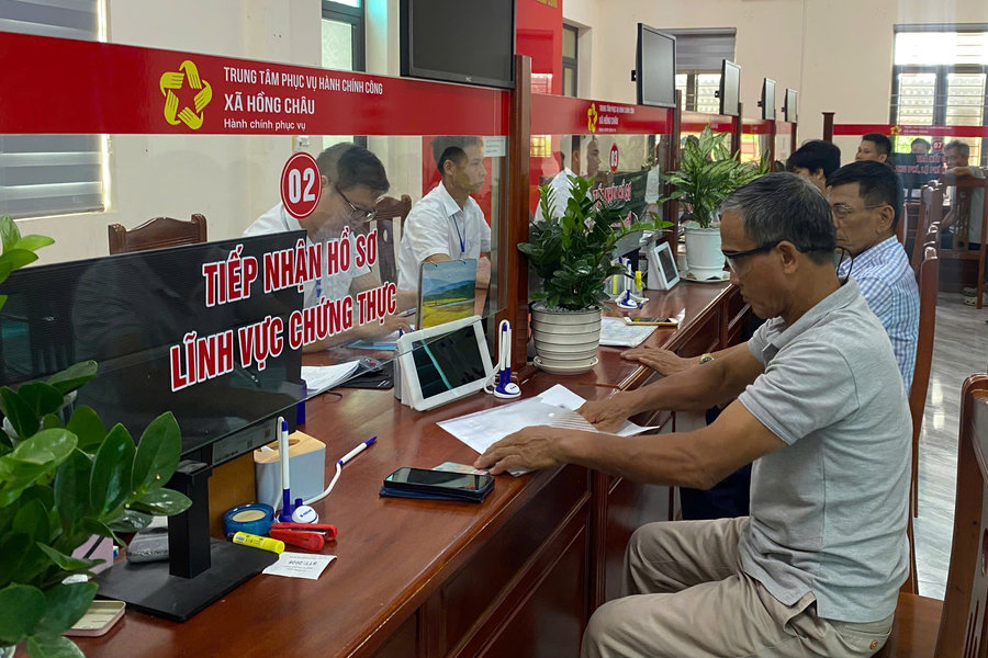 Đổi thay ở xã Hồng Châu sau một năm vận hành chính quyền địa phương 2 cấp