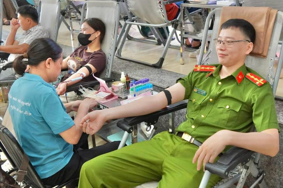 Xã Quyết Thắng tiếp nhận 158 đơn vị máu tại Ngày hội hiến máu tình nguyện