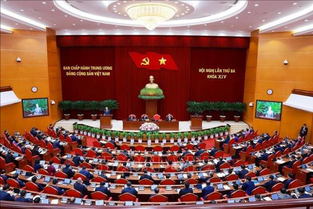 Thông cáo báo chí về ngày làm việc thứ nhất Hội nghị Trung ương 3 khoá XIV