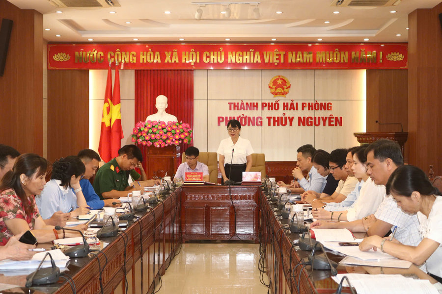 Phường Thủy Nguyên triển khai cưỡng chế thu hồi đất phục vụ dự án đường kết nối VSIP - Vũ Yên