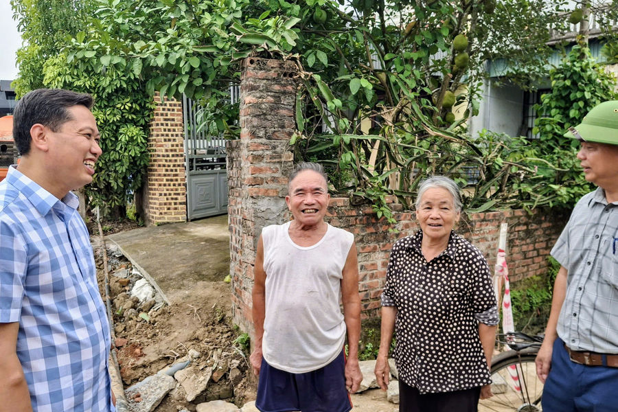 Đường rộng hơn nhờ giải phóng mặt bằng '0 đồng'