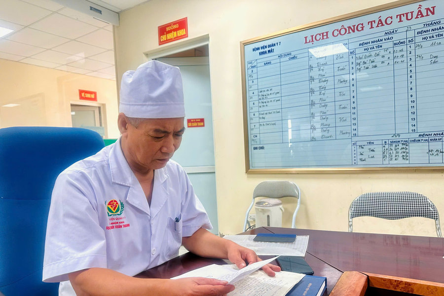 Những lá thư tay tri ân người thầy thuốc quân y