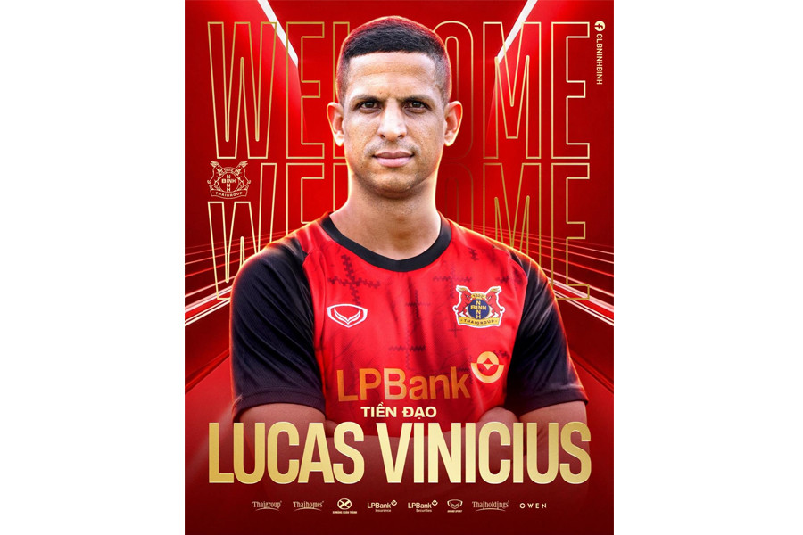 Huấn luyện viên Chu Đình Nghiêm tái hợp trò cũ Lucas Vinicius