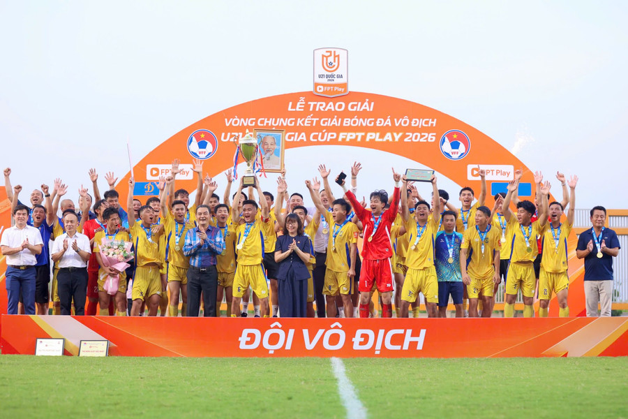 Sông Lam Nghệ An đăng quang Giải bóng đá Vô địch U21 Quốc gia 2026