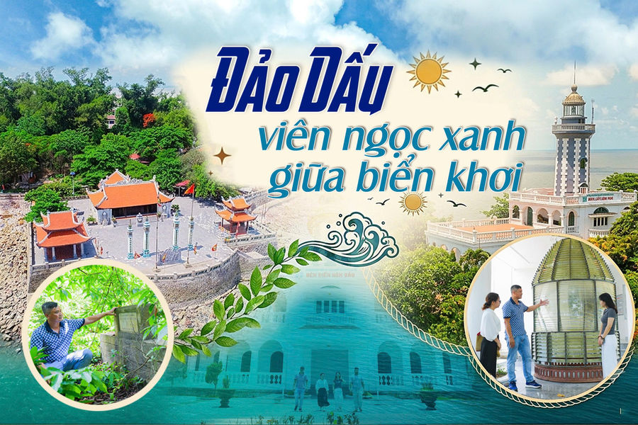Đảo Dấu - viên ngọc xanh giữa biển khơi