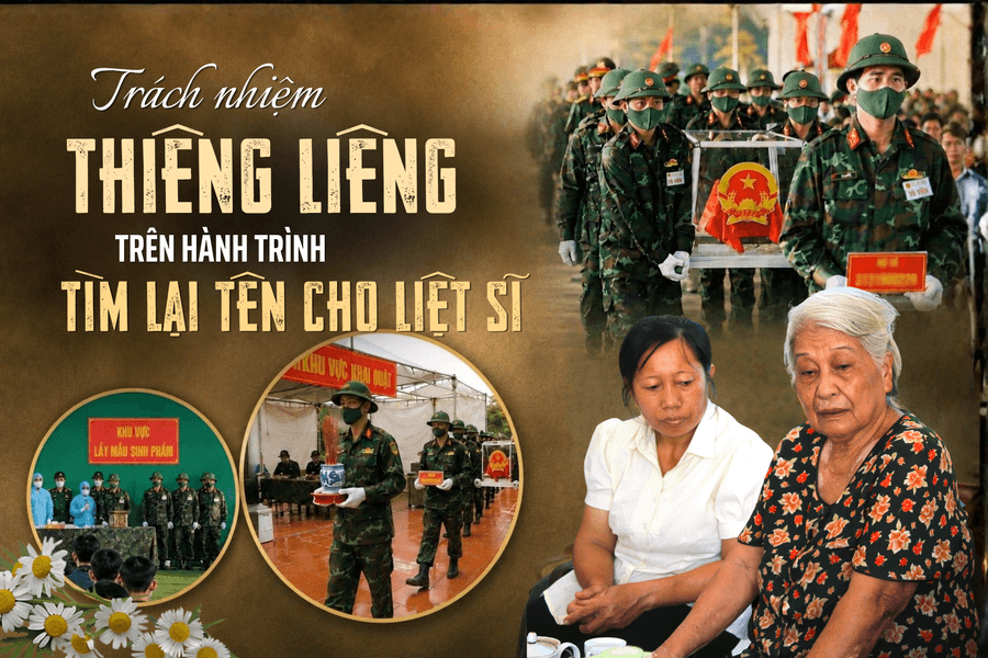 Thiêng liêng hành trình tìm lại tên cho mộ liệt sĩ vô danh