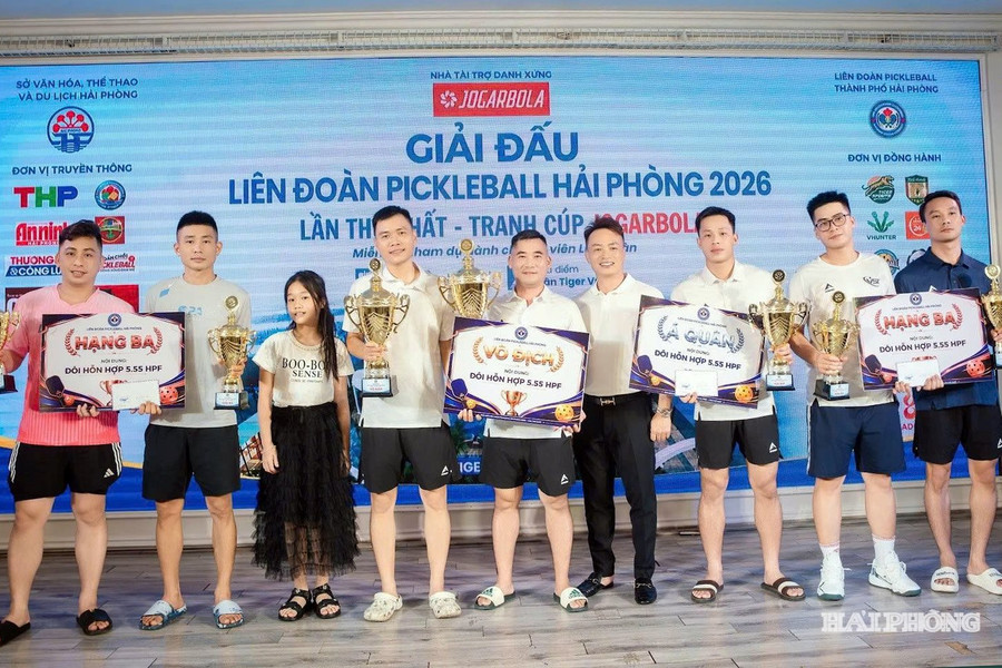 Phong trào pickleball Hải Phòng bùng nổ, hướng tới chuyên nghiệp