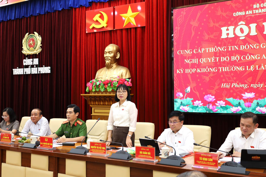 Góp ý xây dựng các dự án luật, nghị quyết do Bộ Công an chủ trì soạn thảo