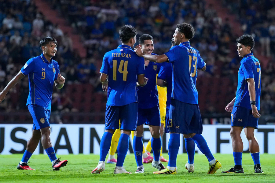 Thắng Malaysia, đội tuyển Thái Lan dẫn đầu bảng B ASEAN Cup 2026