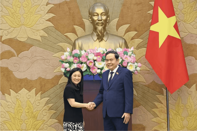 Chủ tịch Quốc hội Trần Thanh Mẫn tiếp Đại sứ Hoa Kỳ Jennifer Wicks