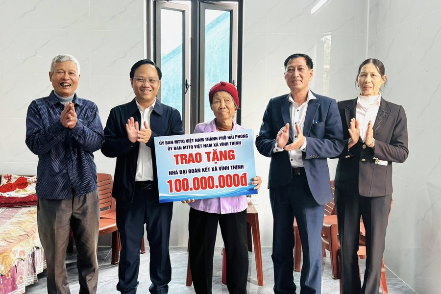 MTTQ 7 xã khu vực Vĩnh Bảo đẩy mạnh công tác an sinh