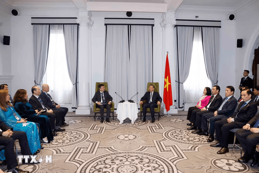 Tổng Bí thư, Chủ tịch nước Tô Lâm tiếp trí thức, nhà khoa học tiêu biểu người Việt Nam tại Australia