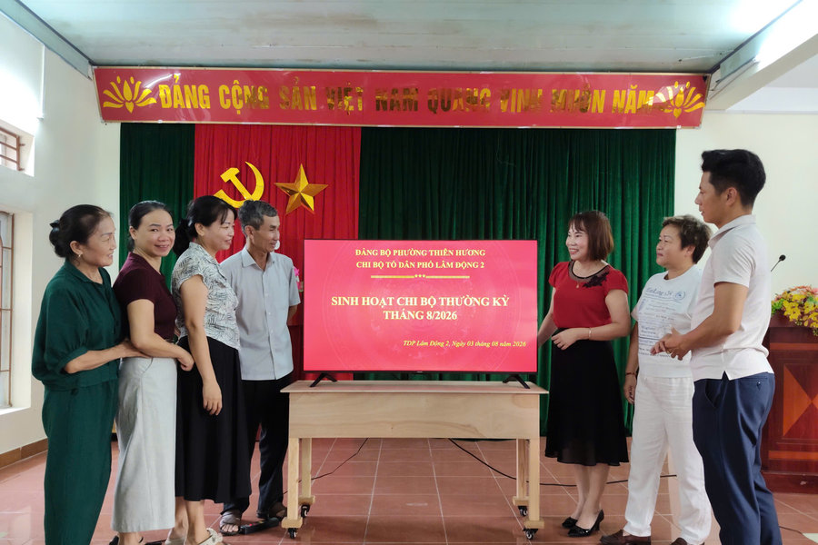 Phát huy đảng viên 213 - Cách làm riêng ở phường Thiên Hương