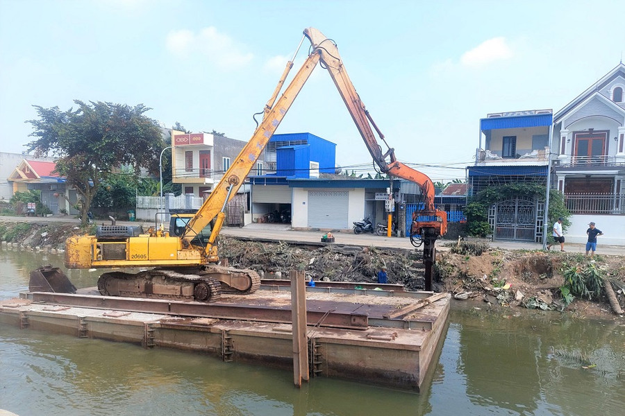 Gia cố kè kênh An Kim Hải nhánh 2