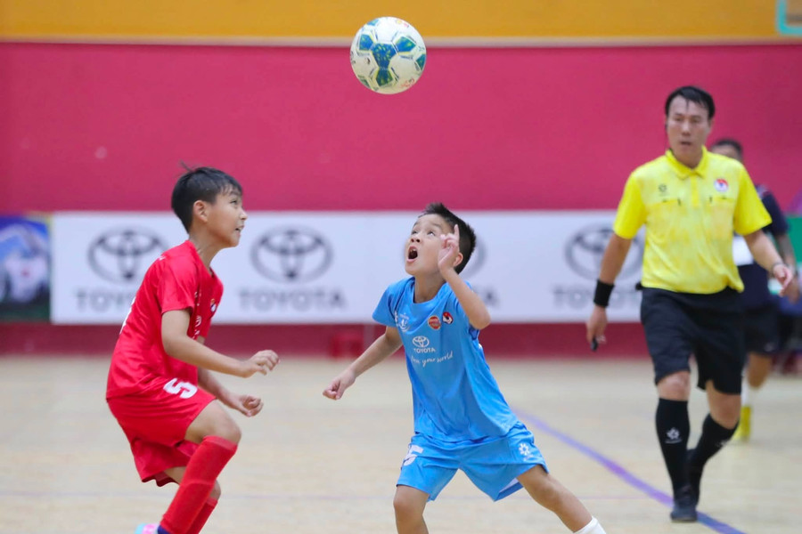 U9 Gia Bảo Hải Phòng thắng đậm ngày ra quân, chiếm ngôi đầu bảng E