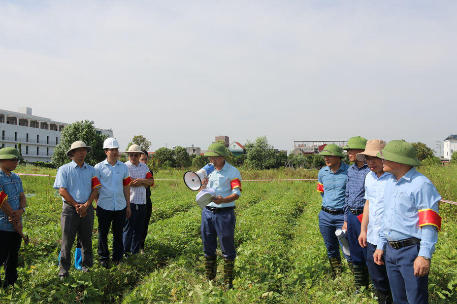 Cưỡng chế kiểm đếm thực hiện dự án điểm dân cư Vườn Đìa