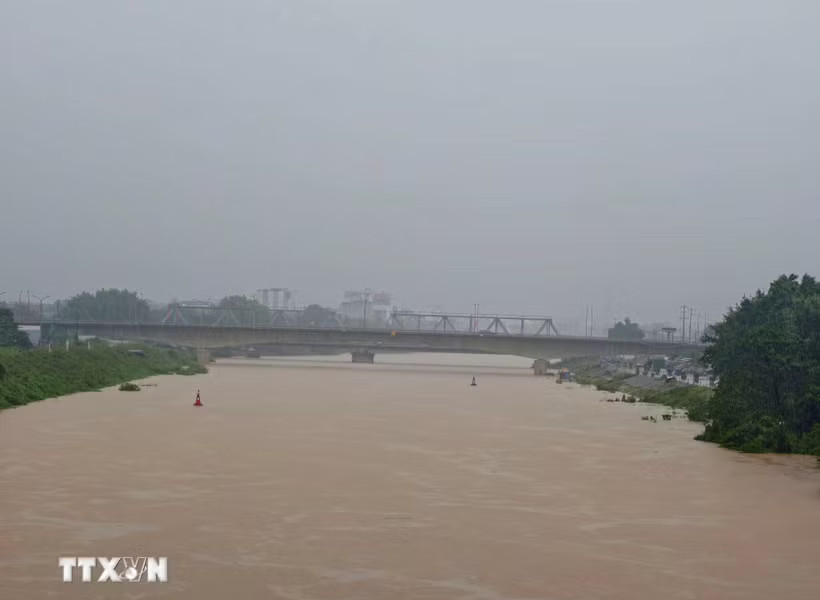 Bắc Ninh phát lệnh báo động lũ trên sông Thương và sông Cầu