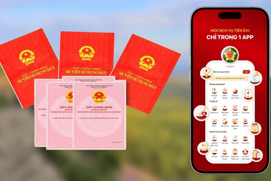 VNeID tích hợp thông tin 'sổ đỏ'