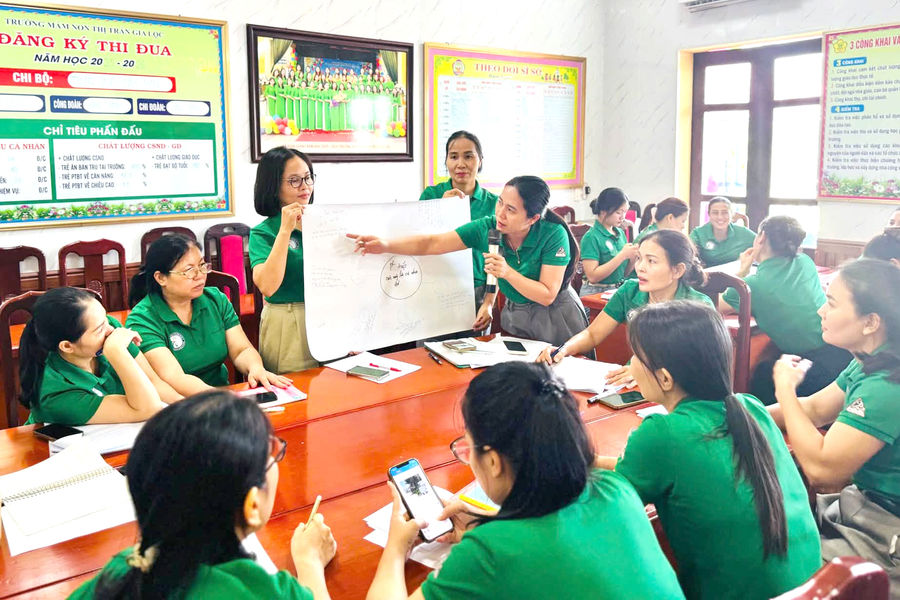 Tỷ lệ giáo viên đạt chuẩn ở Hải Phòng cao hơn bình quân cả nước