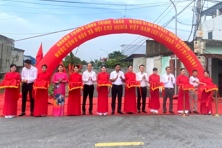 An Phong khánh thành 2 công trình chào mừng Quốc khánh