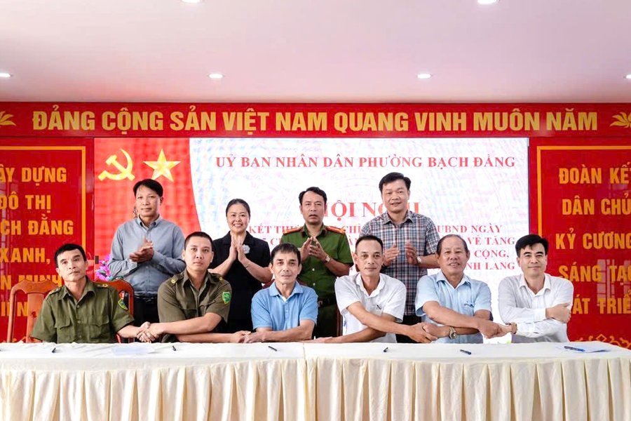 Phường Bạch Đằng duy trì kết quả giải toả vi phạm lòng đường, vỉa hè