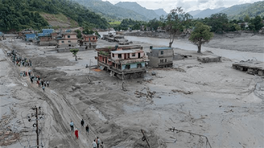 Thêm 84 trường hợp tử vong do lũ quét ở biên giới giữa Nepal và Trung Quốc