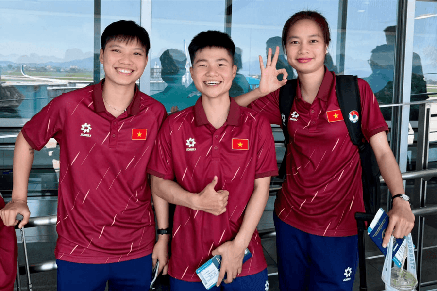 Đội tuyển bóng đá nữ Việt Nam đến Tô Châu (Trung Quốc) tập huấn chuẩn bị cho ASIAD 2026