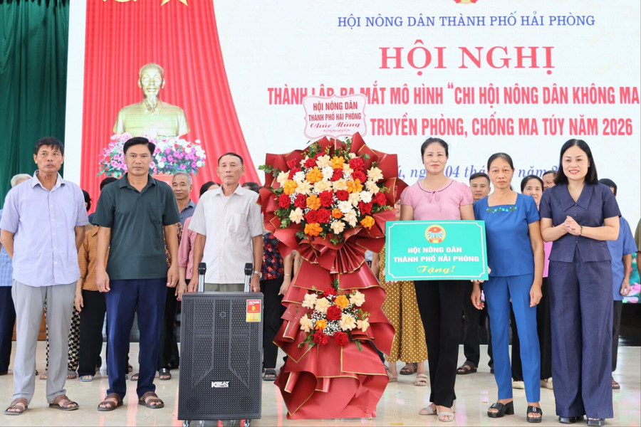 Xã An Phú ra mắt mô hình 'Chi hội Nông dân không ma túy'